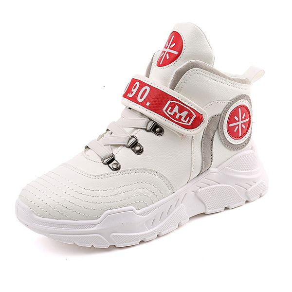 

ins clunky sneaker dad shoes all-matching casual shoes men thick bottom leather sports shoes, Black