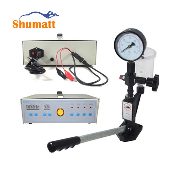 

common rail injector solenoid valve tester simulator+s60h fuel nozzle pressure testing validator with 0-400 bar / 0-6000 psi