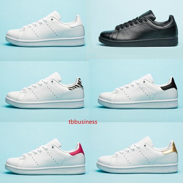 

chaussures stan fashion flat shoes smith black red grey striping breathable casual shoes low 36-44