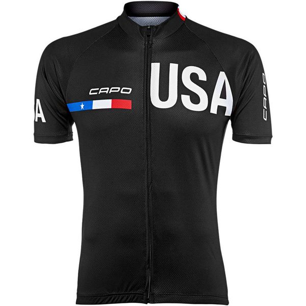 

2020 chooses classical usa cycling jerseys new retro pro bike team usa cycling jerseys breathable anti-pilling ropa ciclismo, Black