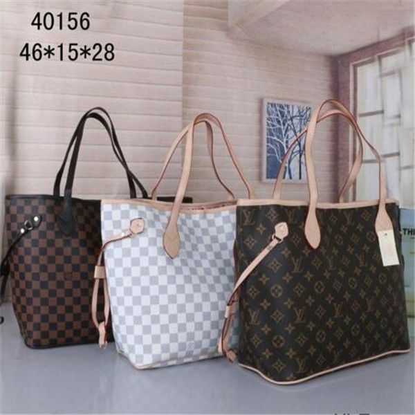 

2020 4 colors lattice 2pcs set women handbag handbag l ladies designer designer handbag lady clutch purs