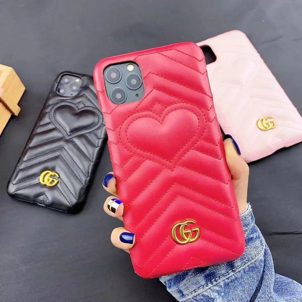 

случаи роскоши дизайнер телефона для iphone 11Pro Max XR XS 6/7/8 плюс PU кожи мода модель теле