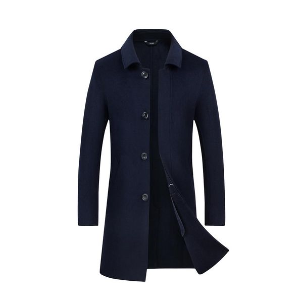 

two-sided woolen coat,winter men's woolen overcoat,men's overcoat,woolen overcoat mens cashmere mens coats and jackets wool coat, Black