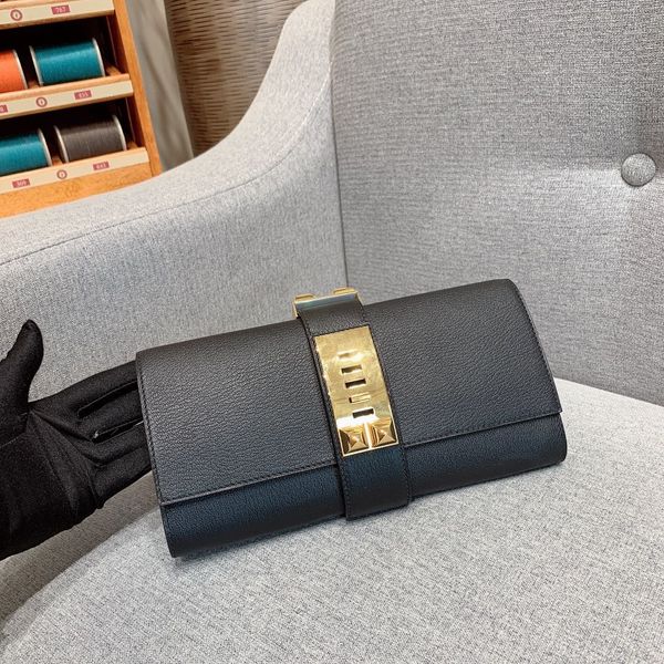 

2020 new designer ladies evening bag leather high-class hardware small bag fashion casual clutch bag