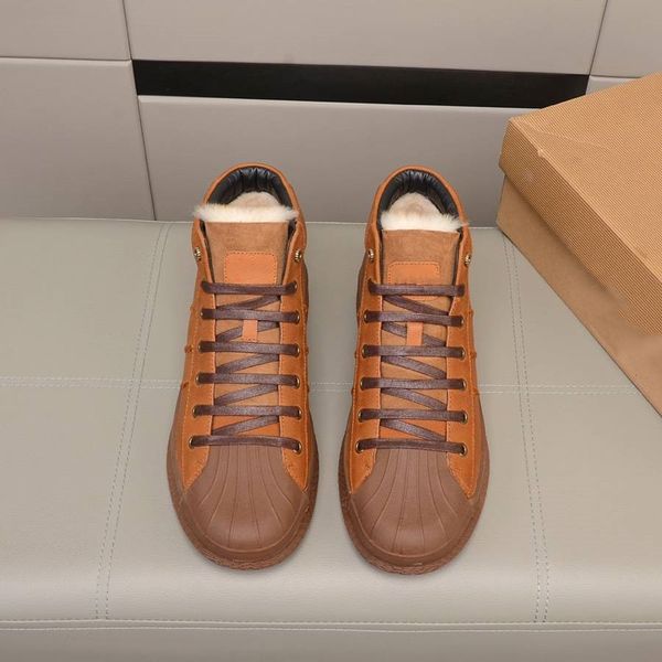 

new platform booties designer plush boots australia leather fashion men brown/black genuine leather ankle boots flat bottom