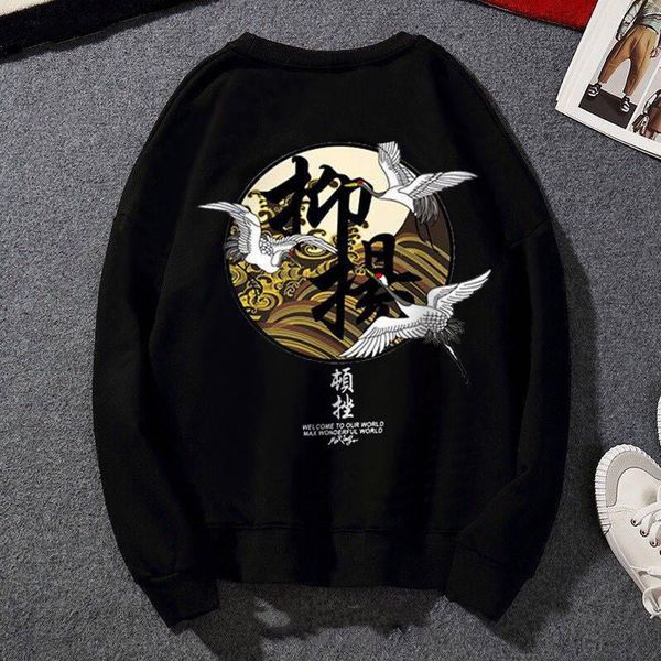 

2020 прохладного мужчина толстовка streetwear hood толстовка толстовка мужчина черных белые длинных рукава hip hop осень зима мужская женска, Black