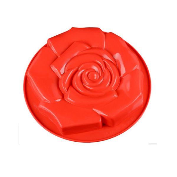 

роза цветок формы силиконовые торт пан кухонные diy плесень