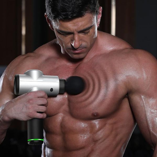 

fitness fascia gun replaceable comfortable training relax body relaxation massage machine integrated indoor gym massage machine