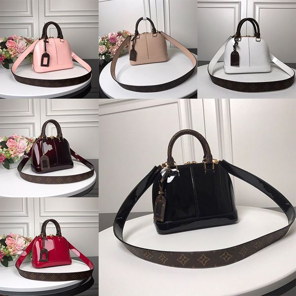 

5a alma bb hell bag m54785 patent leather houlder handbag m51925 monogrram me enger bag m52498 cro body bag with box