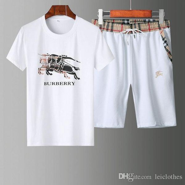 

luxury new running tracksuits suit mens high-end casual breathable printing unique suit designer joggers tracksuits, Gray