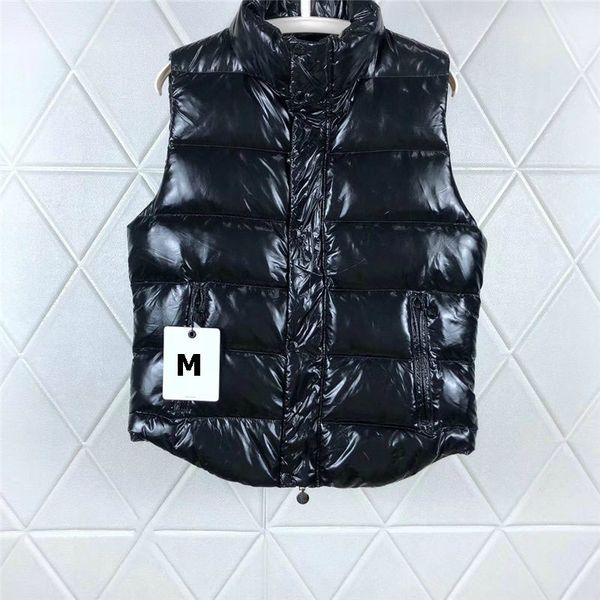 

mens designer down vest luxury letter pattern hooded coat with tag & label casual winter warm jackets brand clothes asian size 3 styles #106, Black;white