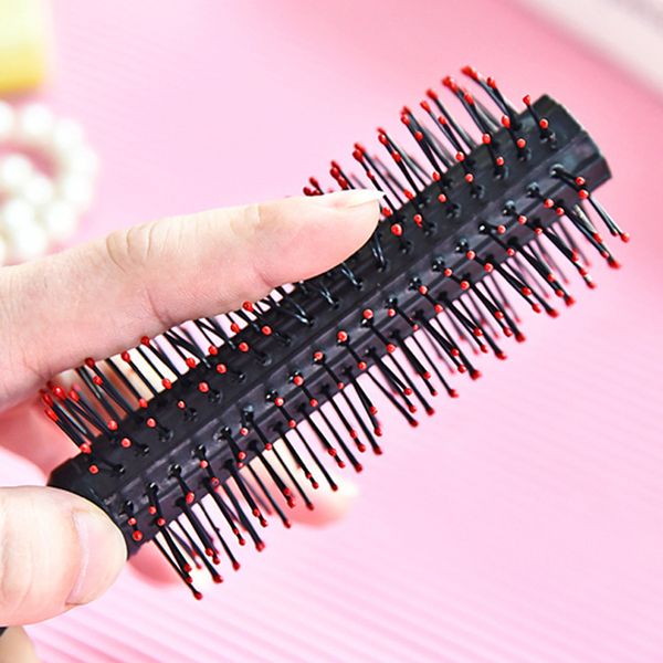 

стайлинг ролл пк 1 combo curling tool круглый уход длинные восхитительный карманный салон кисть волнистые comb популярные волос держатель ру, Silver