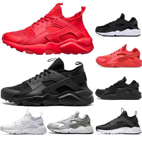 

with socks 2019 huarache ultra running shoes for men women triple black white red breathable mens trainer fashion sports sneakers runner