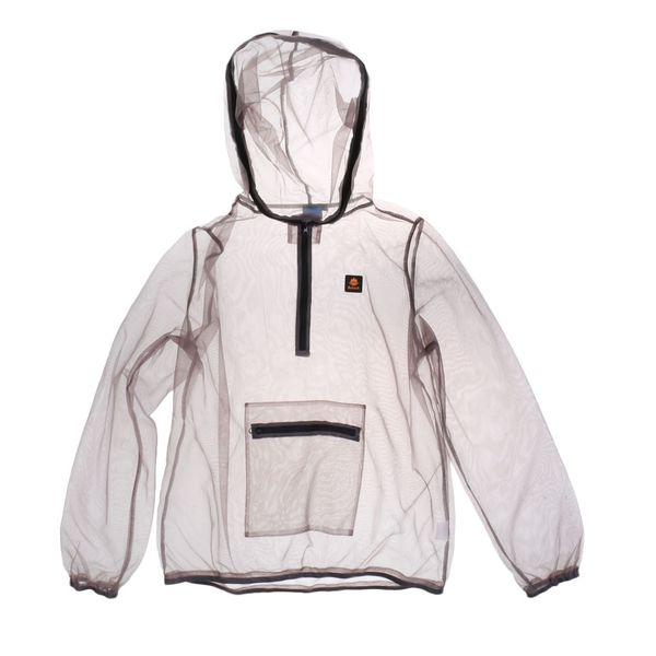 

foldable anti-mosquito bug mesh jacket repellent clothing for outdoor fishing hunting gray, Blue;black