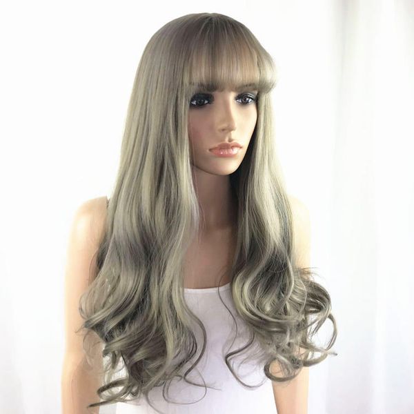 

елка длинне вие воло паѬик бола волна 65 м длиной  имиаией кожи го Black