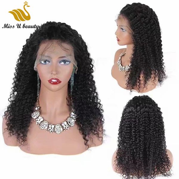 

afro kinky curly hair lace front wig kinkycurl human hairwigs 13*4 lacefrontalwig 13*6 deep part 130% 150% density, Black