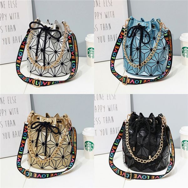 

fashion classic women shoulder bag paris bag designer ladies leather geometric with key & lock luxury female bags#452