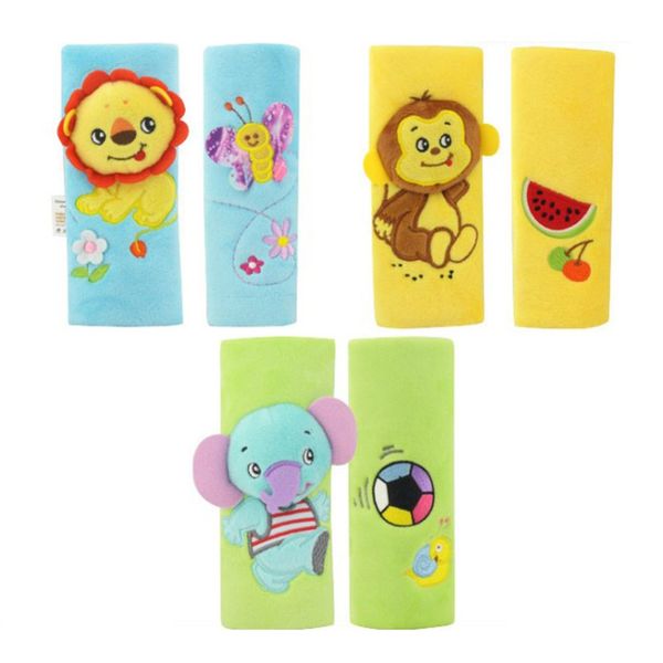 

new 1pc cartoon baby safety belt stroller sleeve baby car seat protective safety belt shoulder sleeve anti friction children pad