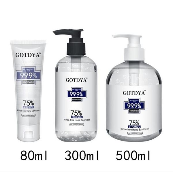 

in stock gotdya hand sanitizer gel 80ml 300ml 500ml gel hydroalcoolique wash for home office ups free