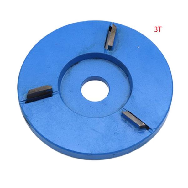 

90mm diameter 22mm bore rotary planer blue plane blade power wood carving disc