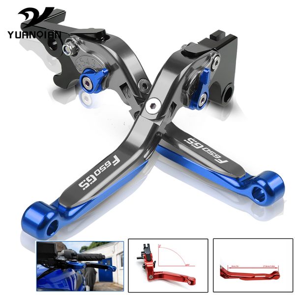 

for f650gs 2008-2012 2011 2010 2009 cnc adjustable foldable extendable moto clutch brake levers motorcycle levers f 650 gs