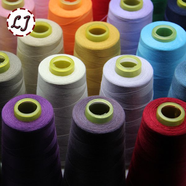 

brand wholesale 3000yd/pcs 29colors spool cotton thread for family sewing accessories gj026, Black;white
