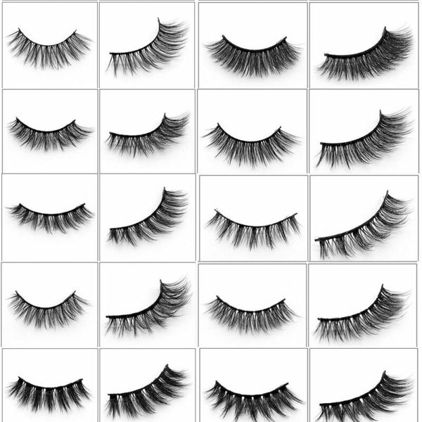

false eyelashes 4 pairs natural 3d long thick fake eye lashes vivi's collection
