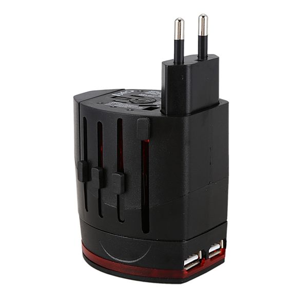 

universal fast charging multifunction conversion plug usb travel conversion with dual usb port us uk eu au/cny plugs