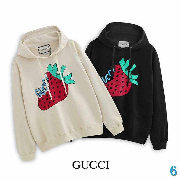 

дизайнер мужчины толстовка марка клубничный шаблон продажи марка мужчины женщины моды ношение luxury толстовка мужчины лучшие моды одежды 6, White;black