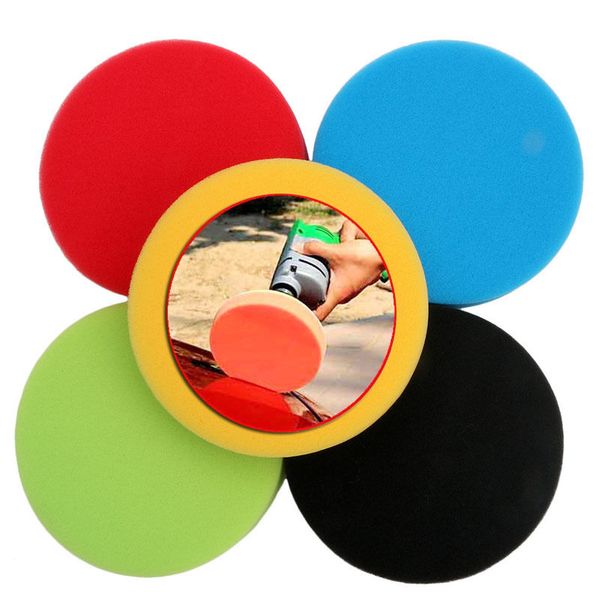

5pcs car polishing foam buffing flat sponge pad kit polisher 3/4/5/6/7 set