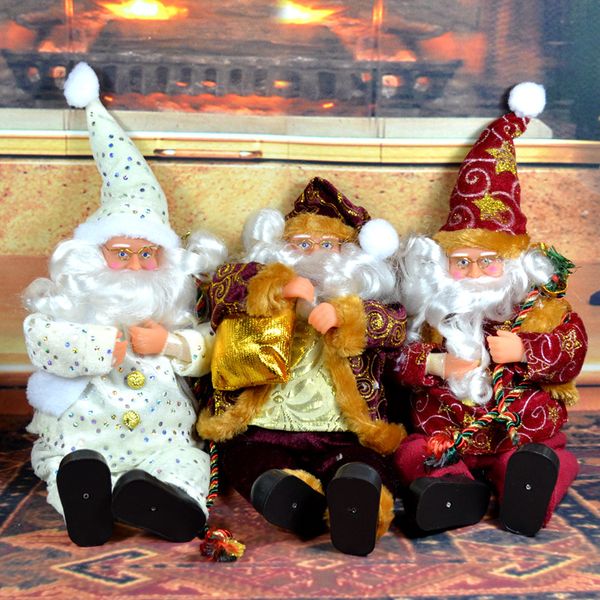 

christmas decorations santa claus window doll ornaments for new year decorations cute christmas tree decor gifts mfd77