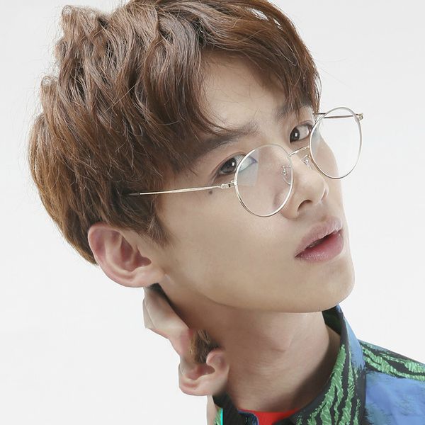 

fashion anti blue ray computer glasses women vintage men round glasses frame goggle eyewear myopic optical eyeglasses, White;black