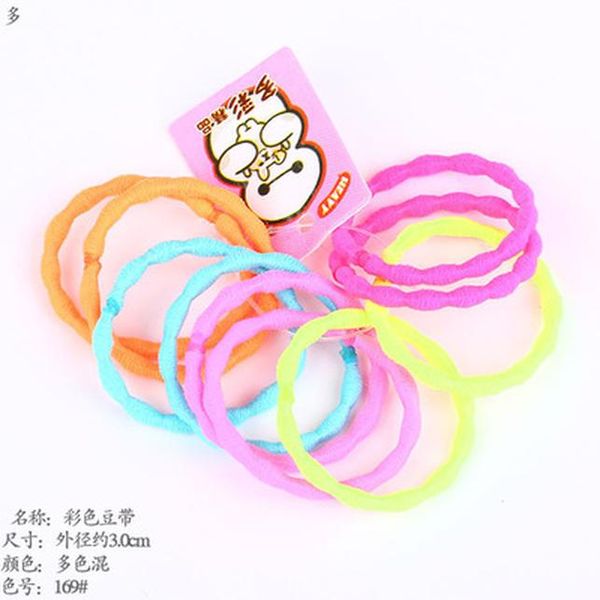 

кристалл пластиковые резинка для волос резинка для волос диапазона разных цветов девушка bebe дети фасции per capelli sweet07 wnmpu