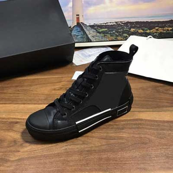 

2020 new limited edition custom men women printed canvas shoes, fashion versatile casual high and low shoes, with shoe box delivery 35-45 23, Black