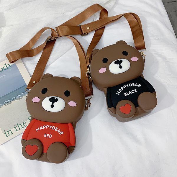 

women's bags messenger shoulder small women's bag 2019 female animal girls handbags for teenagers cartoon cute duck bear