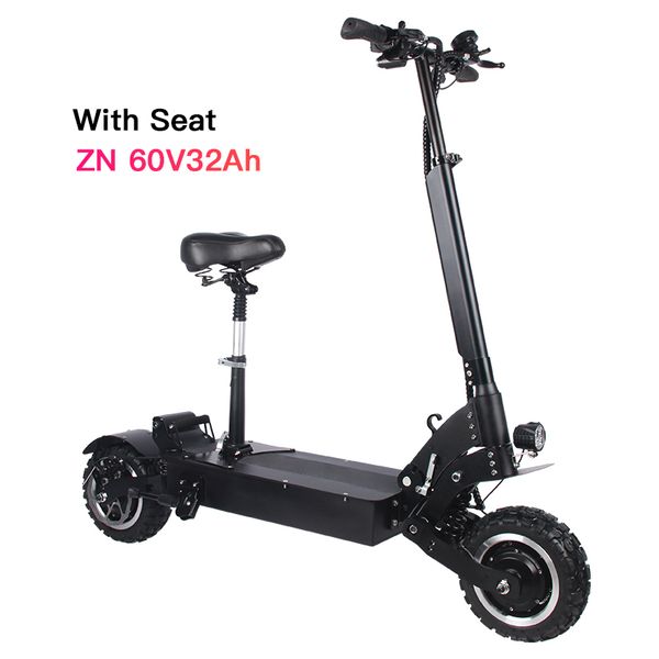 

foldable brushless motor 60v5600w electric scooter