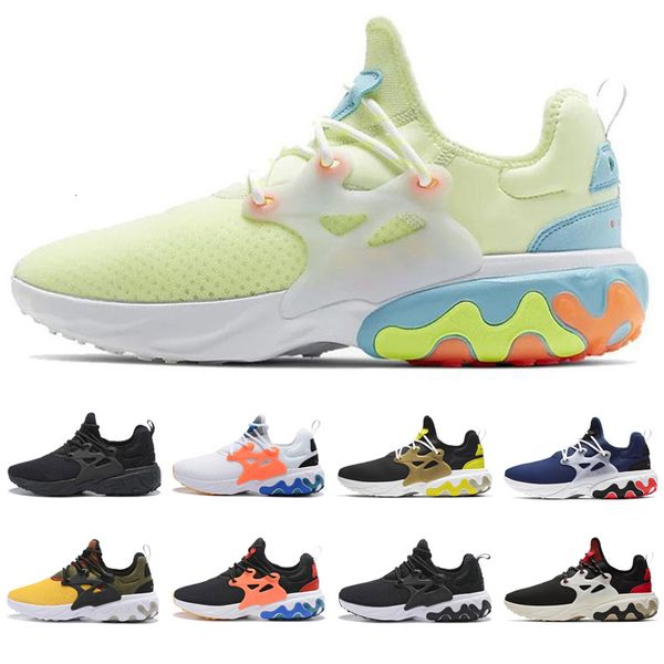 

br qs react presto mesh running shoes olympic phantom red bred dharma triple black white runner breathable kids mem women sports sneakers