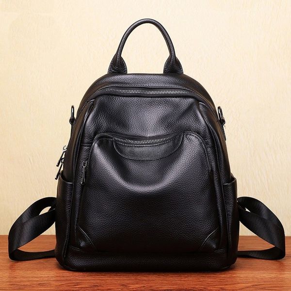 

women's bags leather ladies shoulder bags women 2020 new women's casual backpack leather