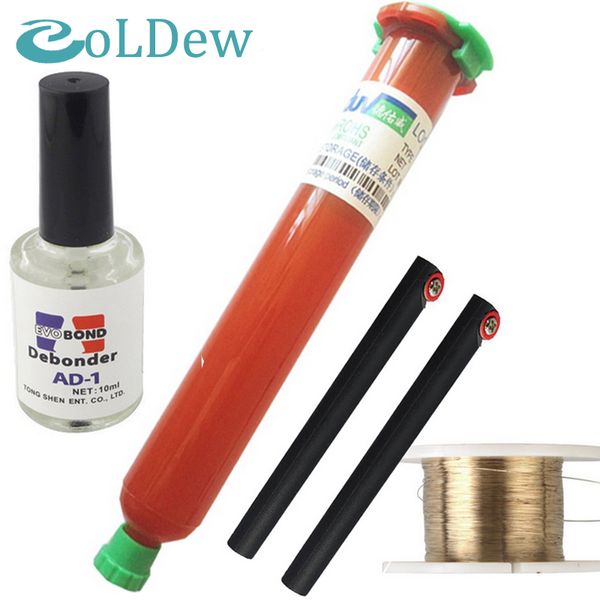 

new tp-2500 loca uv glue net 50g with net 20g glue remover dispergator tp 2500 screen golden cutting wire 50m