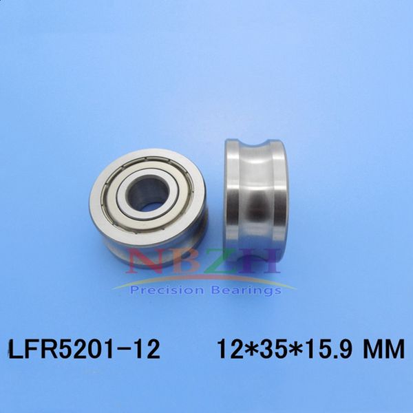 

5pcs/lot 10 mm track lfr5201 npp lfr5201 kdd groove track roller bearings 12*35*15.9 mm (precision double row balls) abec-5