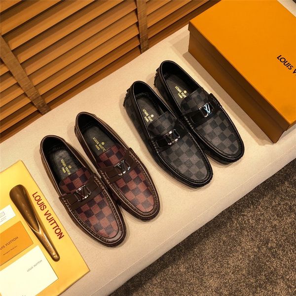 

2019 toe mens dress shoes genuine leather luxury wedding shoes floral print men flats office wedding party formal shoes, Black