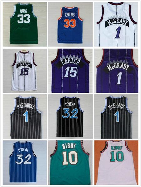 

Ncaa 33 bird 33 ewing 1 mcgrady 15 carter 1 hardaway 32 o 039 neal 10 bibby, Black