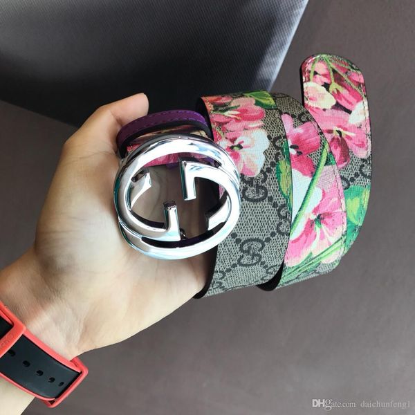 

fashion width gold silver buckle canvas women belt with box belts womens belts 3705434, Black;brown