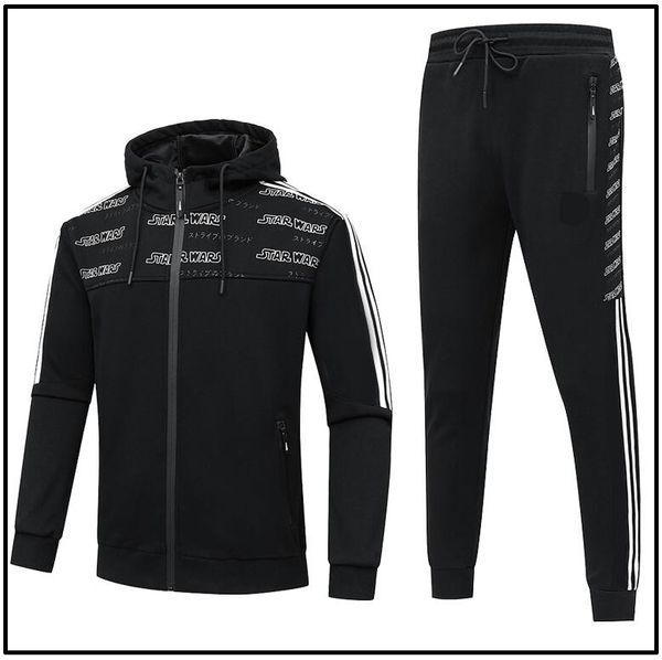 

2020 winter mens tracksuits brand track suits sport brand thick warm jacket coats autumn sportsuits plus size xl-5xl 2 color optional, Gray