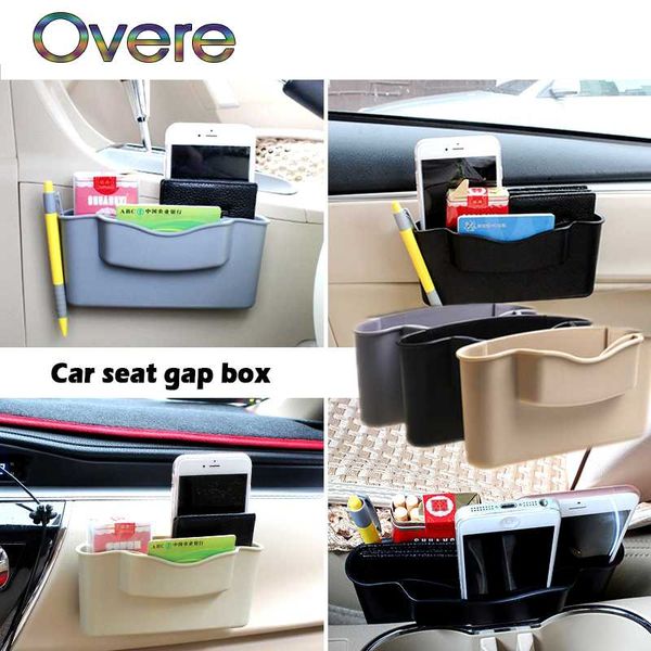 

overe 1pc car storage box auto seat gap box for solaris i30 creta ix25 swift sx4 lada vesta granta kalina