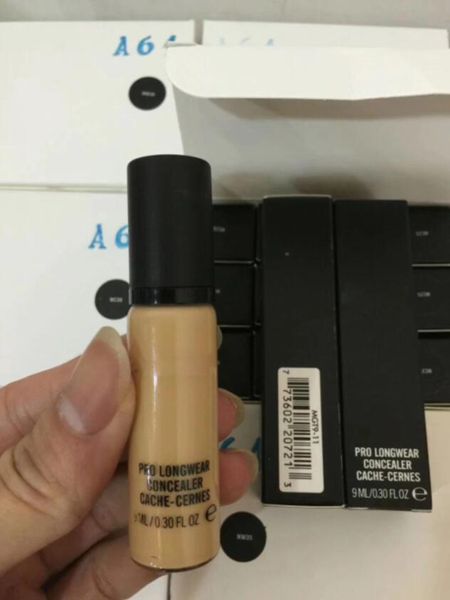 

m brand new makeup liquid foundation pro longwear concealer cache-cernes 9ml foundation nc nw colors drop shipping