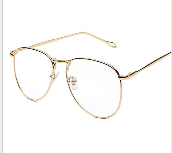 

оправа для очков, женская ретро металлическая круглая рамка, плоская рамка, круглое лицо, мужская и женская оправа очков, White;black