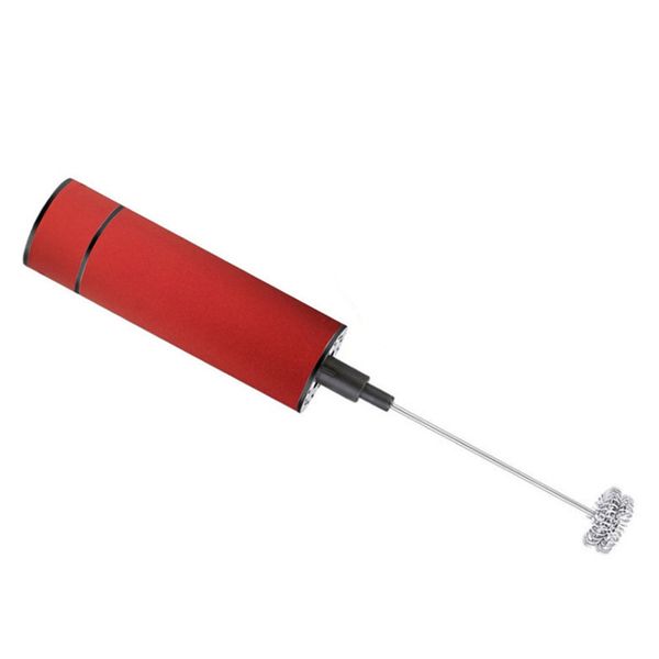 

camp kitchen milk frother, electric handheld foamer with double stainless steel whisk head for cappuccinos, coffee, latte