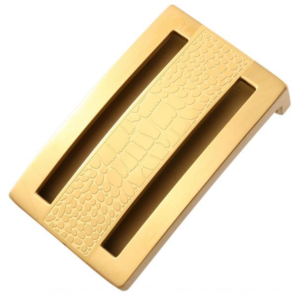

stainless 3.5 stainless plate buckl smooth board steel smooth belt perforated belt wear-resistant plate buckle steel buckle c61412, Slivery;black