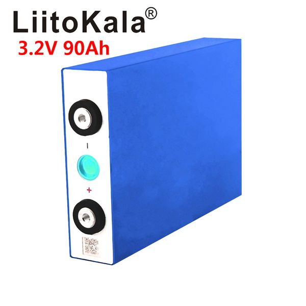 ferro LiitoKala 3.2V 90Ah bateria LiFePO4 lítio Phospha grande capacidade baterias do motor 90000mAh Car motocicleta elétrica